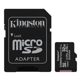 Kingston Technology 32 GB, Class 10, UHS-I, 3.3 V, SD adapter (SDCS2/32GB)