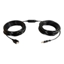 C2G 25ft USB A/B Active Cable (Center Booster Format), Black (38989)