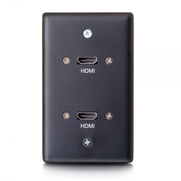 C2G 2xHDMI, 70x115mm, 126g, Black (39879)