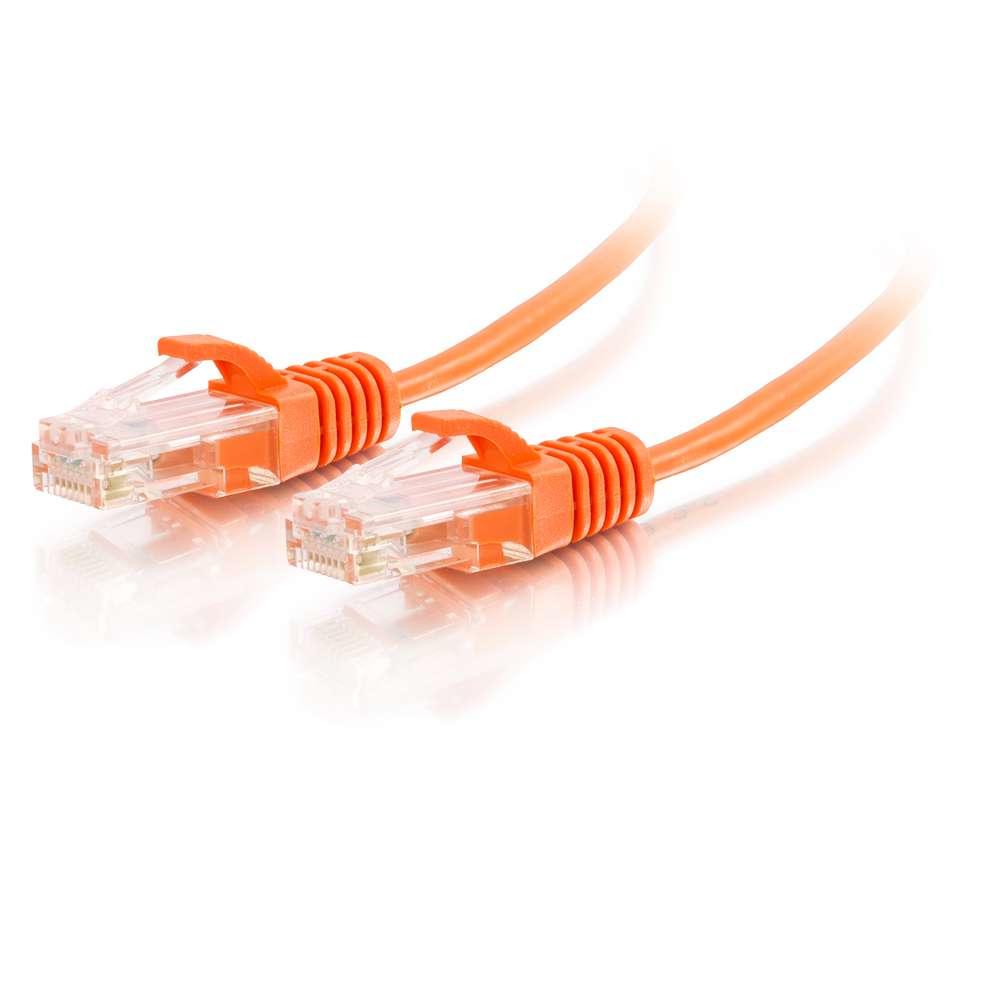 C2G 1ft, Cat6, Snagless, Unshielded, (UTP), Slim (01175)