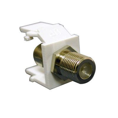 C2G Module Keystone Snap-In de type F Blanc (03824)