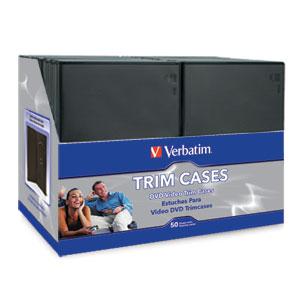 Verbatim Trimcases DVD Vidéo - Noir 50pk (95094)