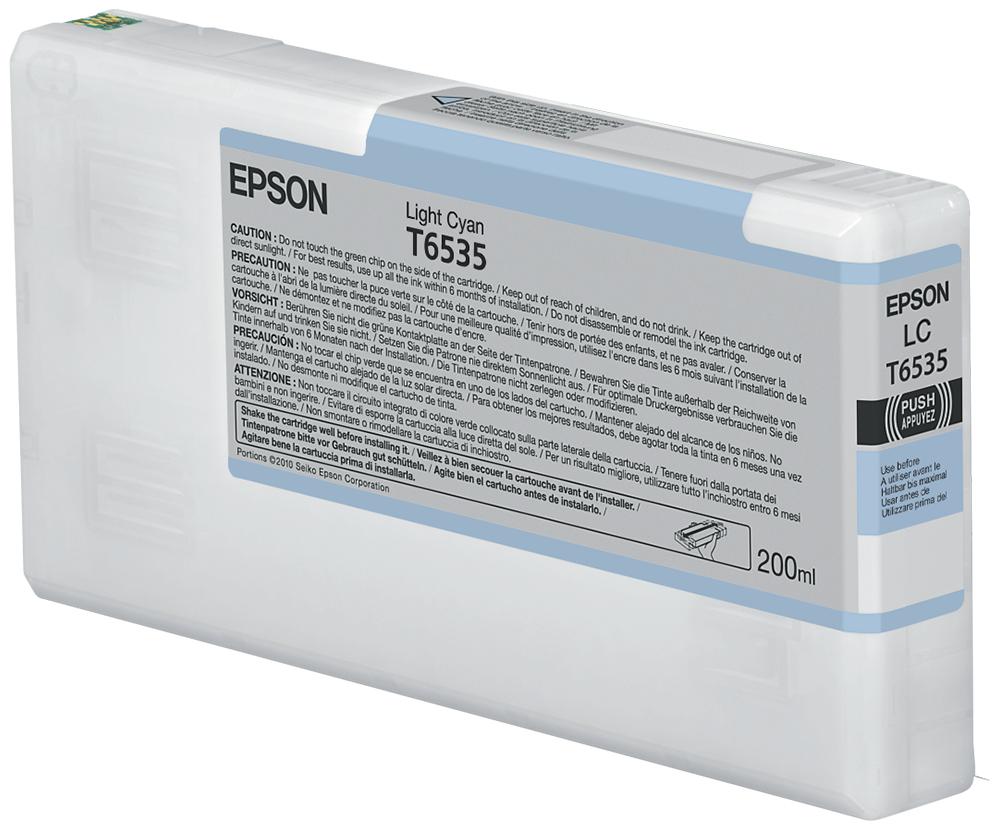 Epson T6535 Light Cyan Ink Cartridge (200ml) (T653500)