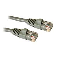 C2G 50ft Cat5E 350MHz Snagless Patch Cable Gray, 15 m (19305)