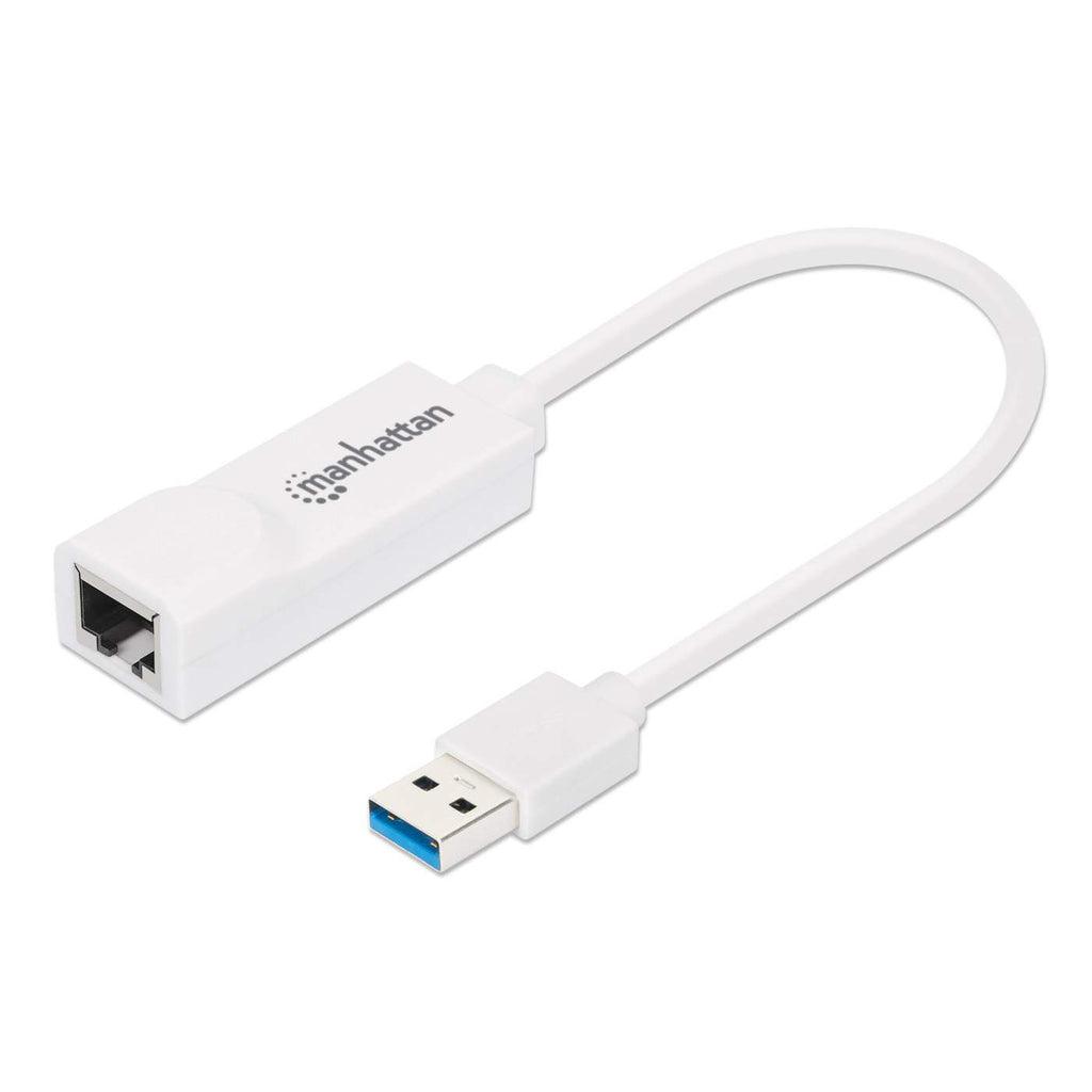 Manhattan USB 3.0 SuperSpeed, Gigabit Ethernet 10/100/1 000 Mbits/s (506847)