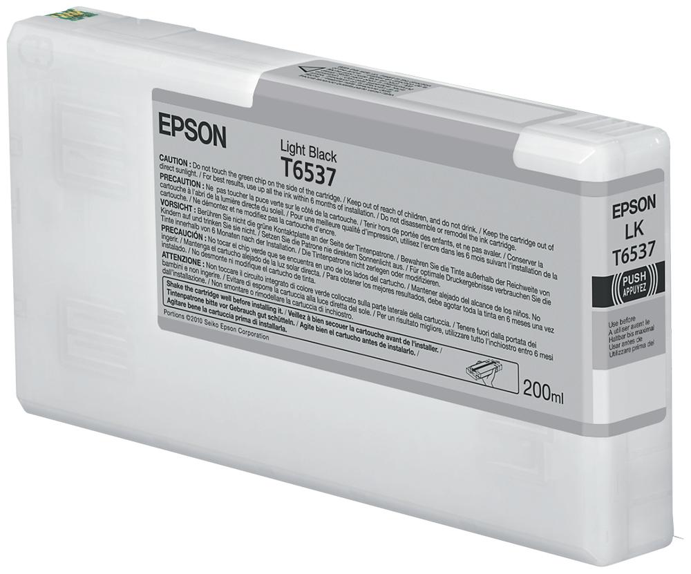 Epson T6537 Light Black Ink Cartridge (200ml) (T653700)