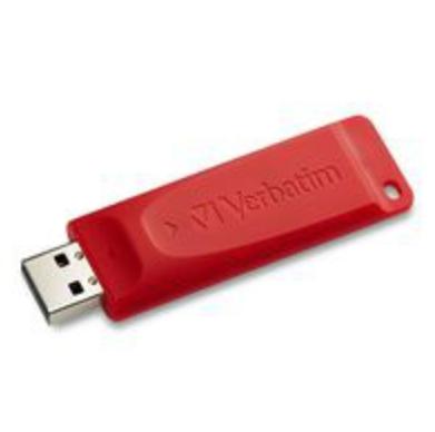 Verbatim 128GB Store 'n' Go USB Flash Drive, Red (98525)