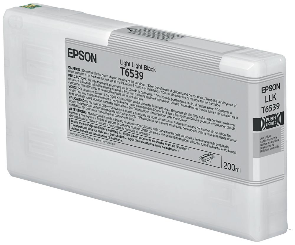Epson T6539 Light Light Black Ink Cartridge (200ml) (T653900)