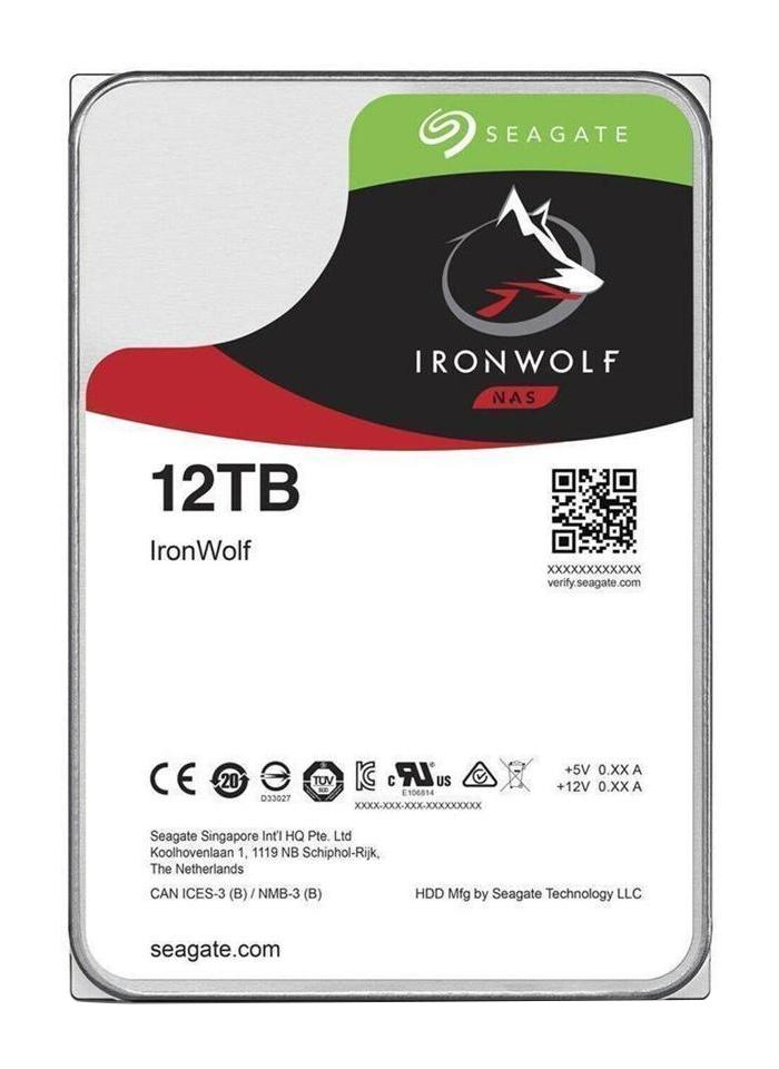 Seagate NAS HDD IronWolf, 3.5&quot;, 12000 Go, 7200 tr/min (ST12000VN0008)