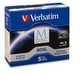 Verbatim BDXL 100GB 4X, 100 GB, BDXL, Jewelcase, 5 pc(s) (98913)