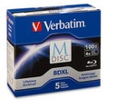 Verbatim M-Disc BDXL 100 Go 4X avec surface de marque - 5pk Jewel Case Box