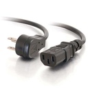 C2G NEMA 5-15P - IEC320C13, 0.46 m, 125 V, 10 A (27900)