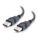 C2G Câble USB 2.0 A mâle vers A mâle de 1 m - Noir (28105)
