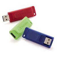 Verbatim Clé USB 16 Go, Rouge, Vert, Bleu (99122)
