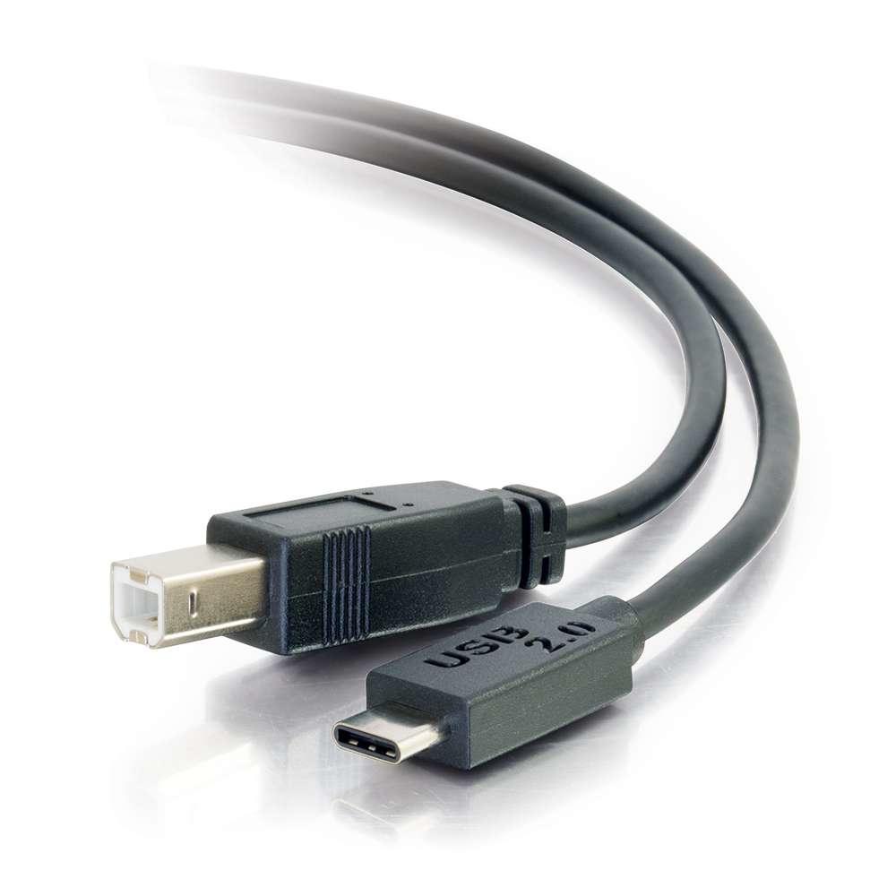 C2G 6ft, USB 2.0 Type C, USB B (28859)