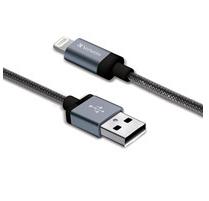 Verbatim Sync &amp; Charge Lightning Cable – 47 in. Braided Black (99211)
