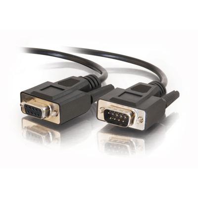 C2G 25ft DB9 M/F Extension Cable - Black (52033)