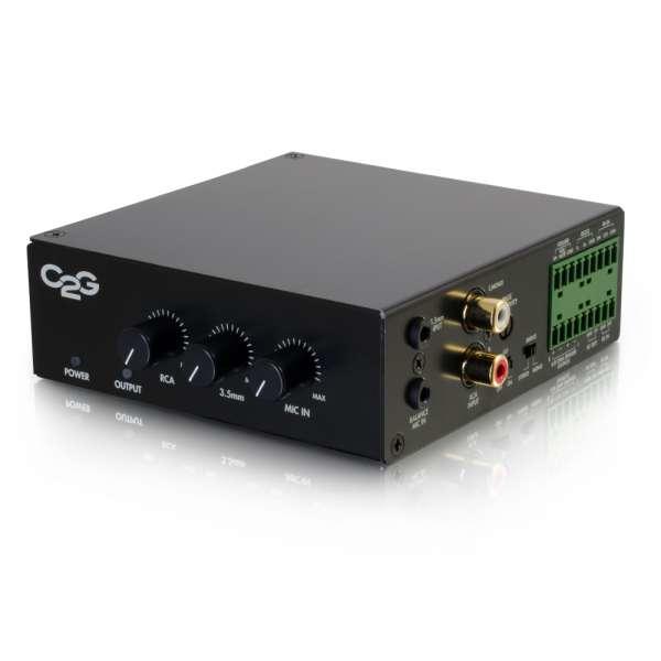 C2G 40880, 50 W, D, 0,05%, 80 dB, 316 mV, 20 - 20000 Hz