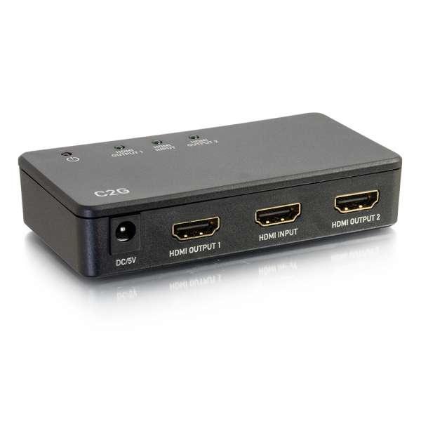 C2G 2xHDMI, 4K UHD, 60Hz, 12 bit, 55x105x23mm, 80g Black (41057)