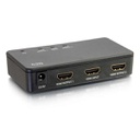 C2G 2xHDMI, 4K UHD, 60Hz, 12 bits, 55x105x23mm, 80g Noir (41057)