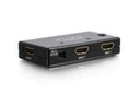 C2G Commutateur automatique HDMI à 2 ports, 1080p, noir (40349)