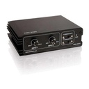 C2G Plenum-Rated 45 Watt Stereo Mixer/Amplifier, black (40573)