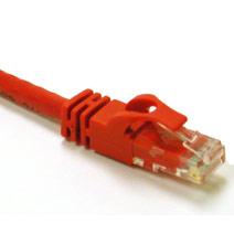 C2G 1ft Cat6 550MHz Snagless Patch Cable Red (27180)