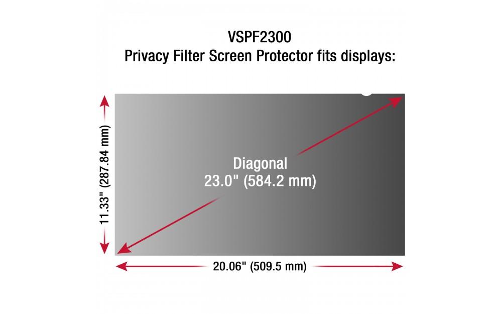 Viewsonic 23&quot;, 60-degree, Anti-Glare, Anti-Reflection (VSPF2300)