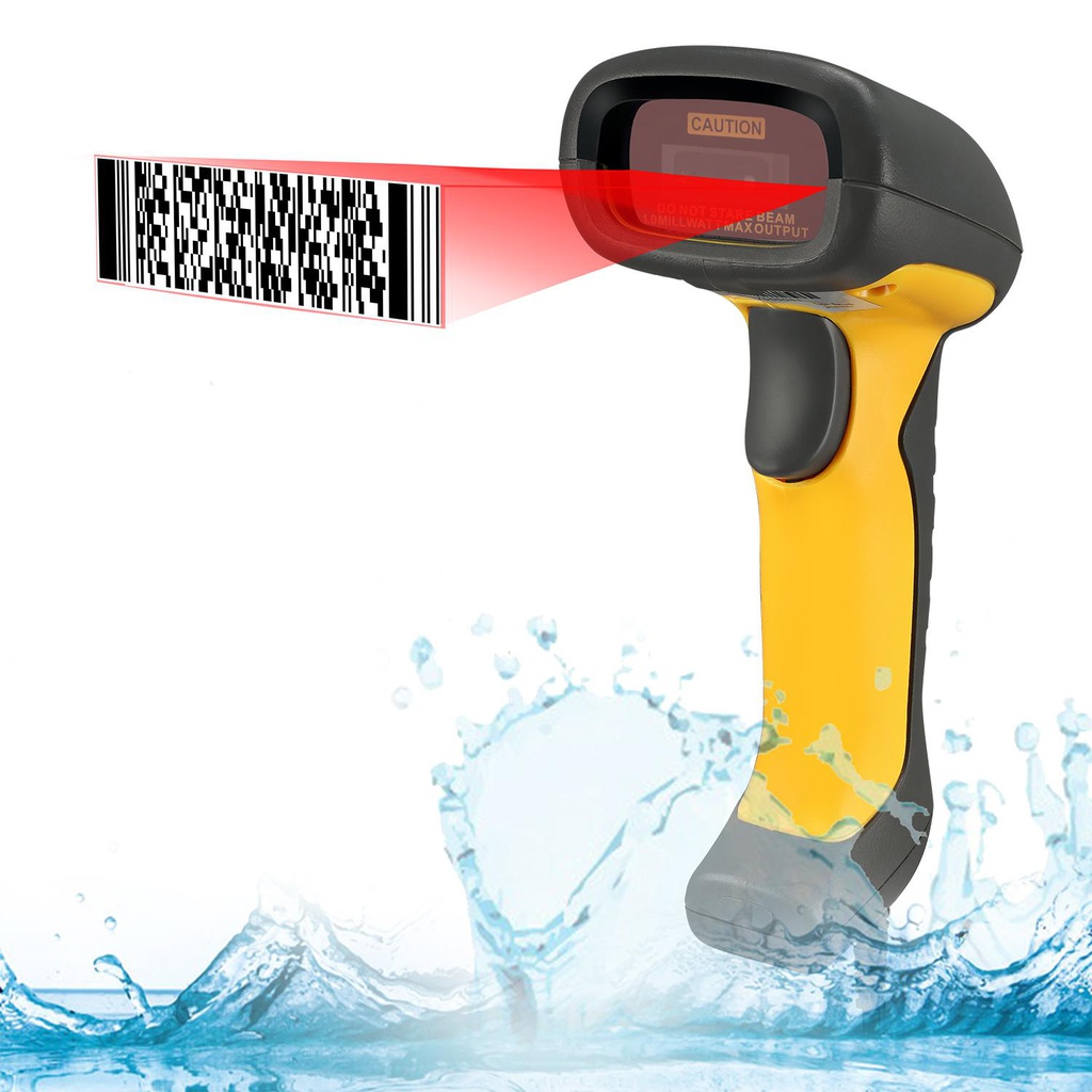Adesso NuScan 5200TU  - Antimicrobial &amp;amp; Waterproof 2D Barcode Scanner
