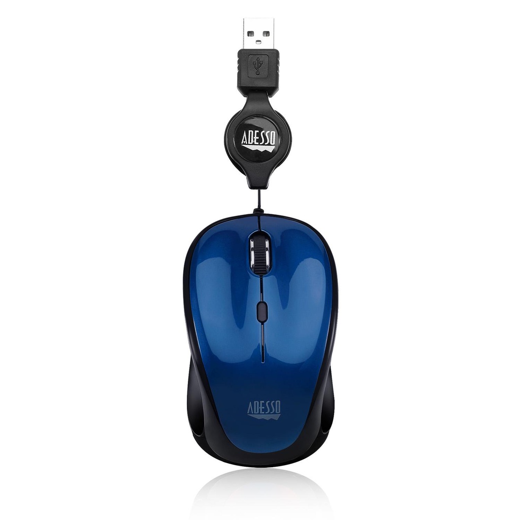 Adesso iMouse S8L - Mini souris rétractable éclairée par USB