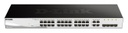 D-Link DGS-1210-28, Géré, L2/L2+, Full duplex, Grille de montage, 1U