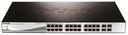 D-Link 24 x 10/100/1000 Mbit/s, 4 x SFP, 56 Gbit/s, 1U, 3,7 kg (DGS-1210-28P)