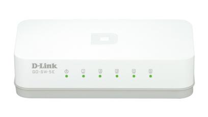 D-Link GO-SW-5E, 5x RJ-45, 10/100Mbps