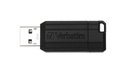 Verbatim Micro-clé USB PinStripe de 16 Go - noire (49063)
