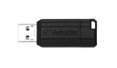 Verbatim PinStripe USB Drive 64GB - Black (49065)