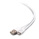 C2G 3ft (0.9m) USB-A Male to Lightning Male Sync and Charging Cable - White