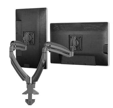 Chief Kontour K1D Dynamic Desk Clamp Mount, 2 Monitors (K1D220B)