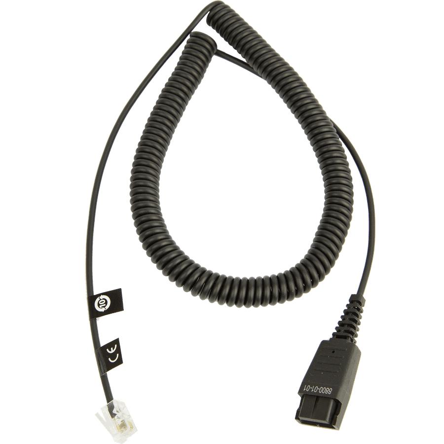 Jabra 8800-01-01, Cable, Noir