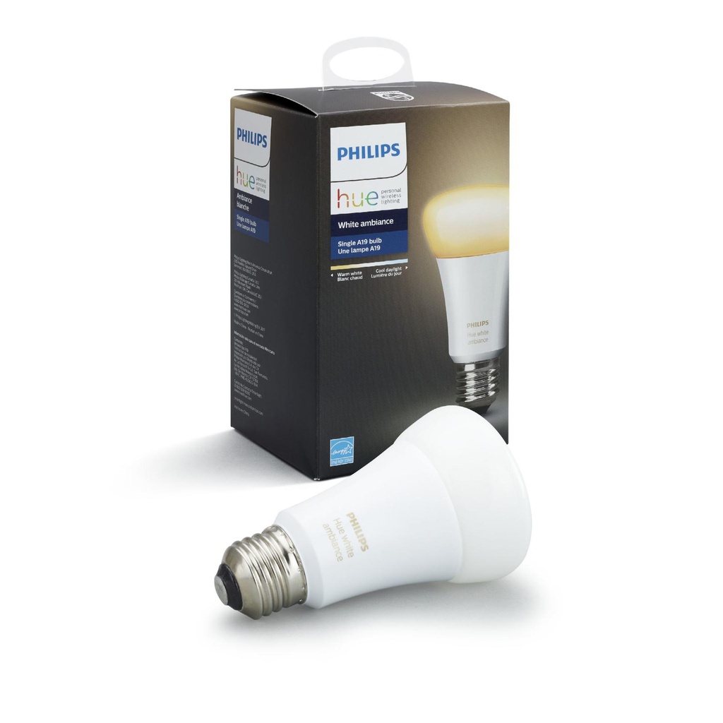 Philips by Signify Hue, Single bulb, 220-240V, 10.5W, E27, 25000 h (461004)