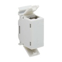 Tripp Lite N235-D01-SH-6A, Plat, Gris, RJ-45, RJ-45, Femelle, Femelle