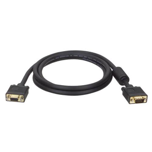 Tripp Lite Câble coaxial RVB haute résolution VGA (HD15 M/F)), 1,83 m (6 pi)