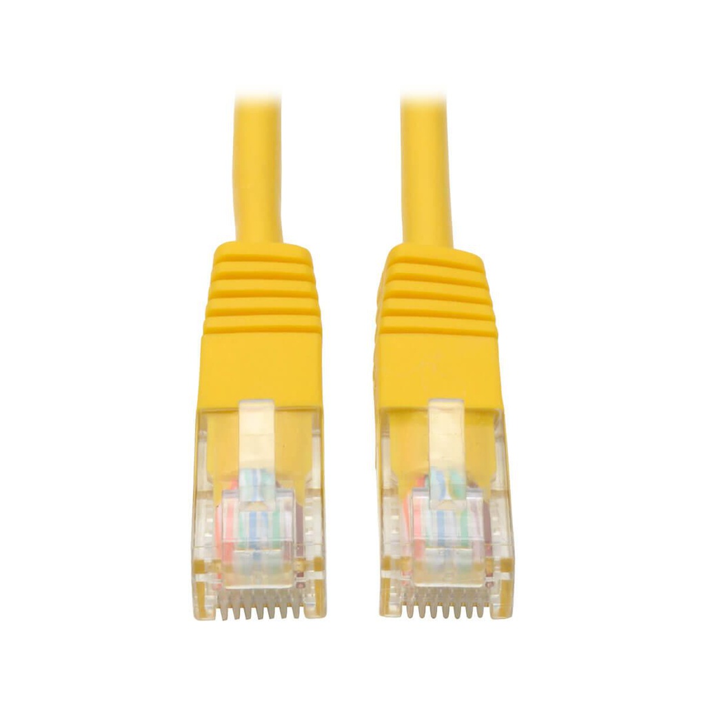 Tripp Lite N002-003-YW, 0,9 m, Cat5e, U/UTP (UTP), RJ-45, RJ-45