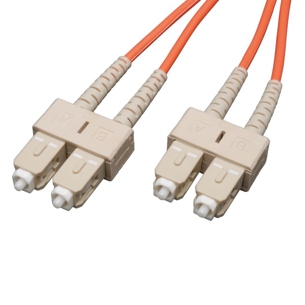 Tripp Lite Duplex Multimode 62.5/125 Fiber Patch Cable (SC/SC), 3M (10 ft.)