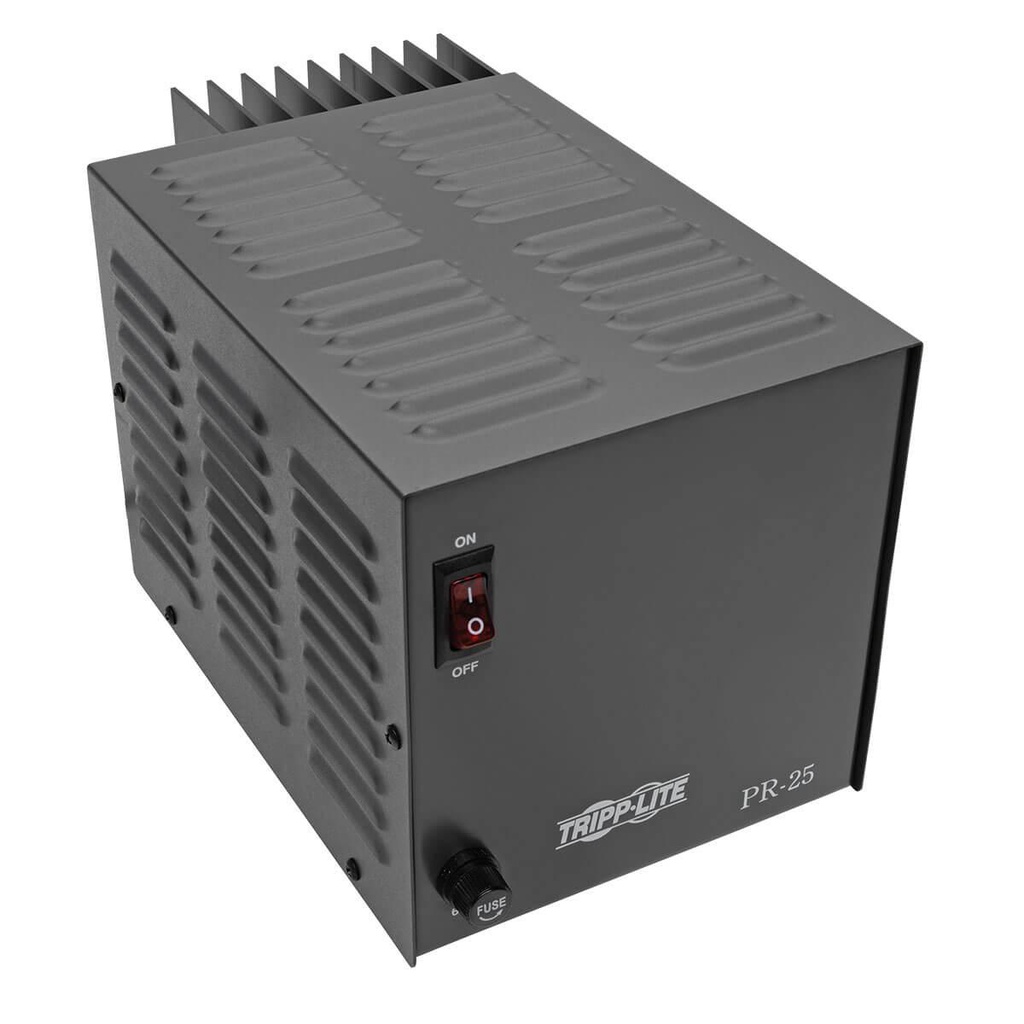 Tripp Lite 25-Amp DC Power Supply, Precision Regulated AC-to-DC Conversion