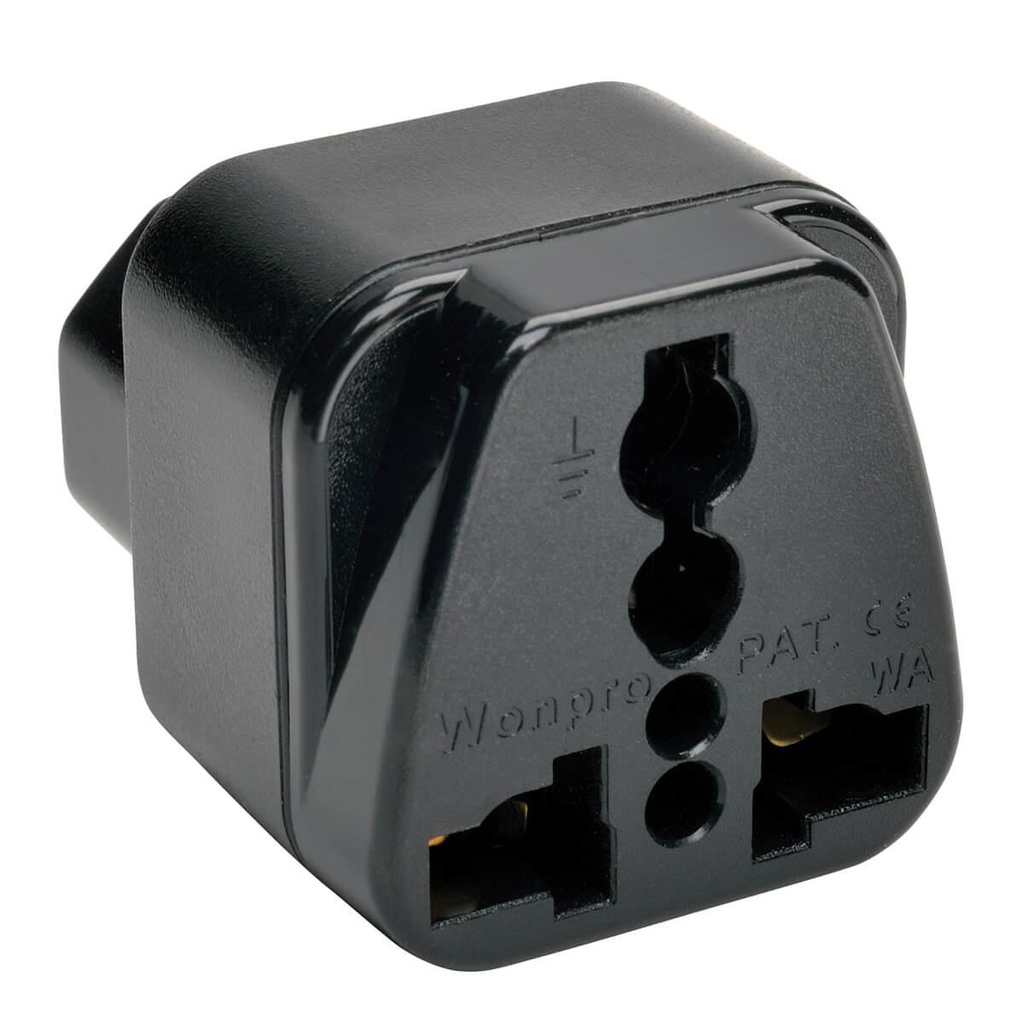 Tripp Lite Universal Power Plug Adapter for IEC-320-C13 Outlets (UNIPLUGINT)
