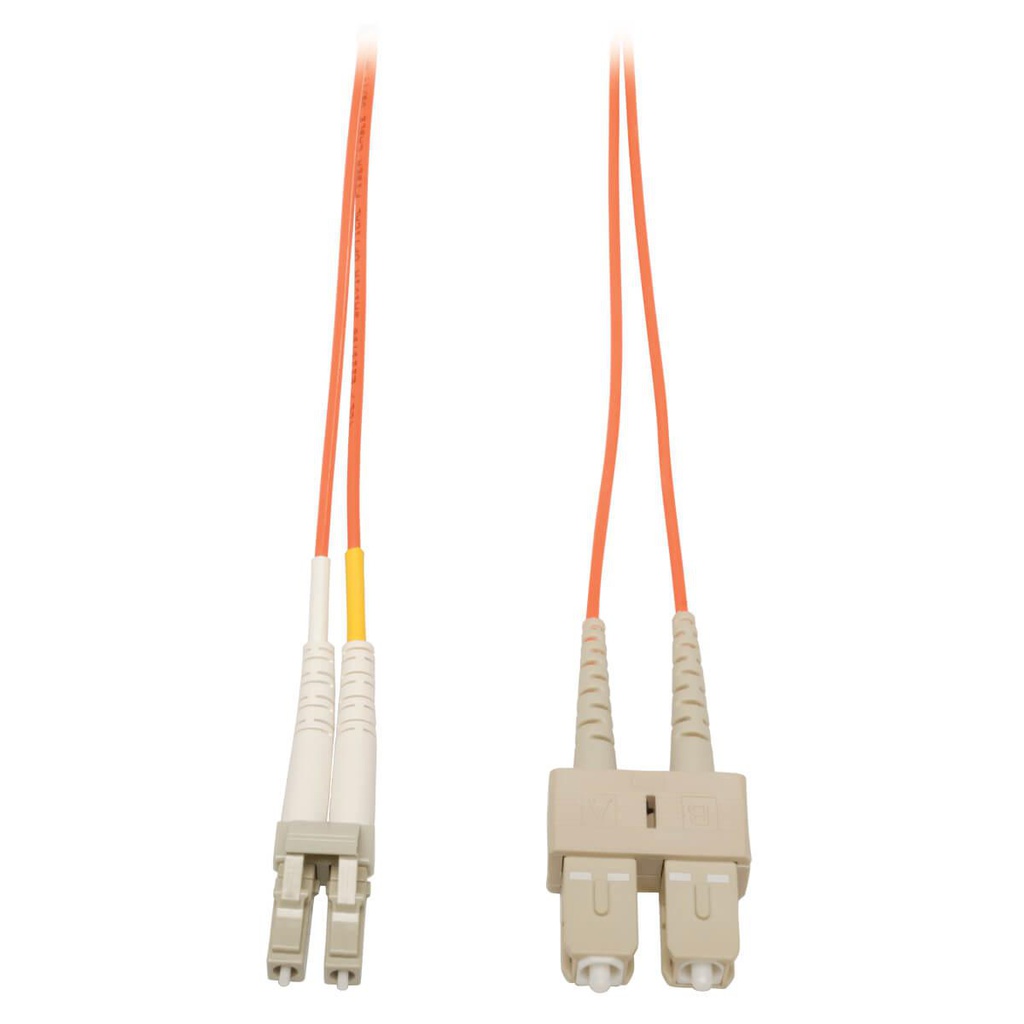 Tripp Lite Duplex Multimode 62.5/125 Fiber Patch Cable (LC/SC), 2M (6 ft.)