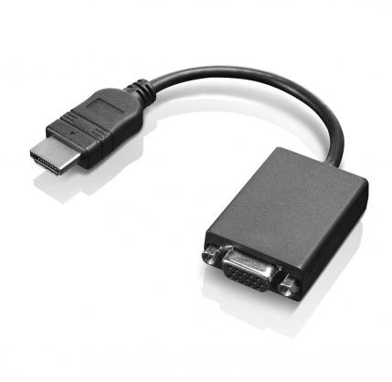 Lenovo Adaptateur HDMI vers VGA, 20 cm (0B47069)