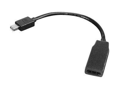 Lenovo 0.2m, mini DisplayPort M/HDMI FM, 40g, black (0B47089)