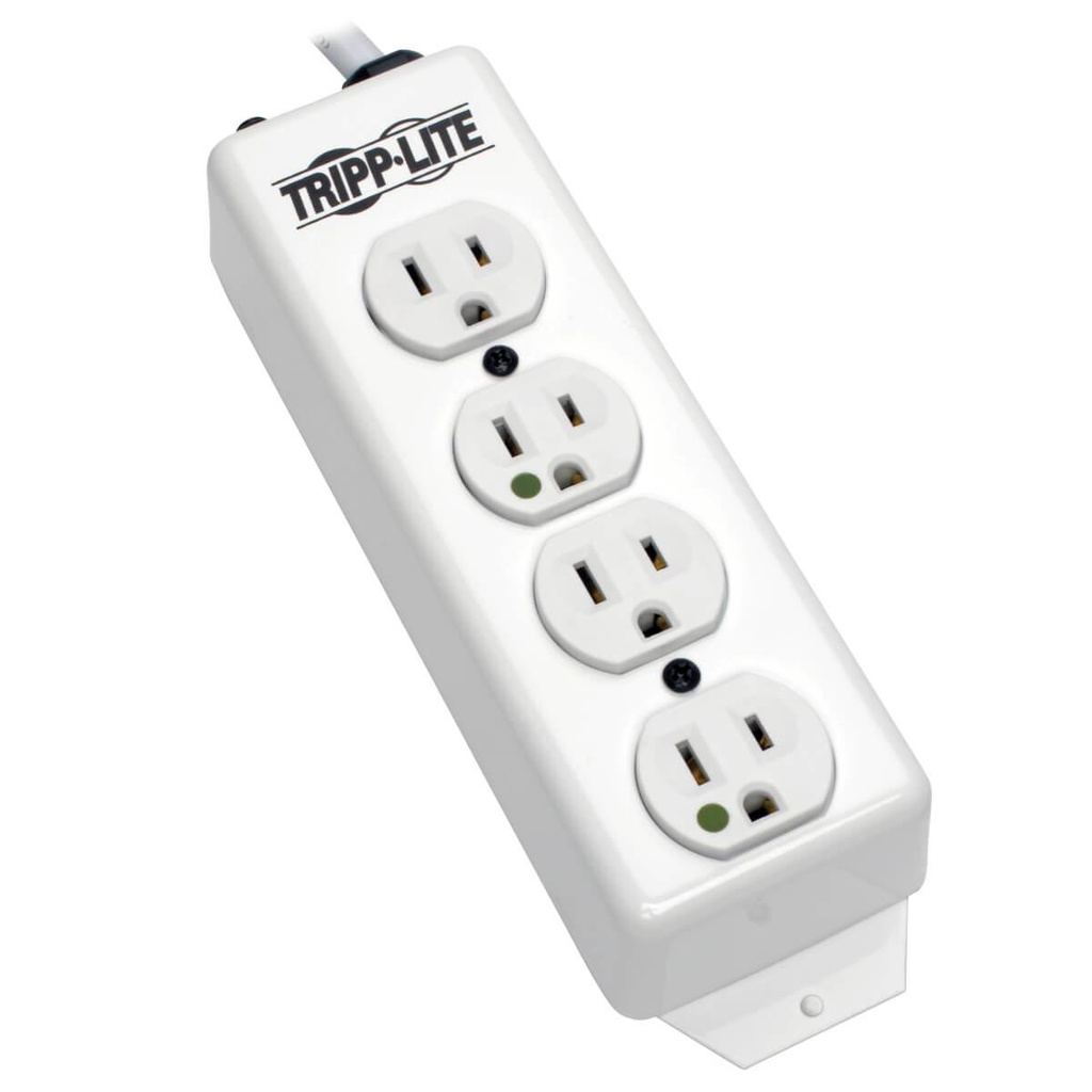 Tripp Lite Medical-Grade Power Strip with 4 Hospital-Grade Outlets (PS-415-HG)