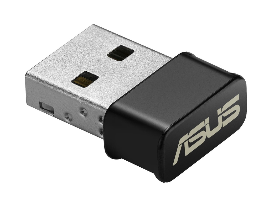 ASUS IEEE 802.11 ac, USB 2.0, 2,4 GHz / 5 GHz, 5 g, noir (USB-AC53 NANO/CA)